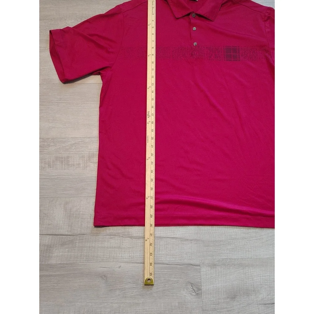 Nike Tiger Woods Collection Golf Polo Shirt Men's Size XL Fit Dry‎ Red